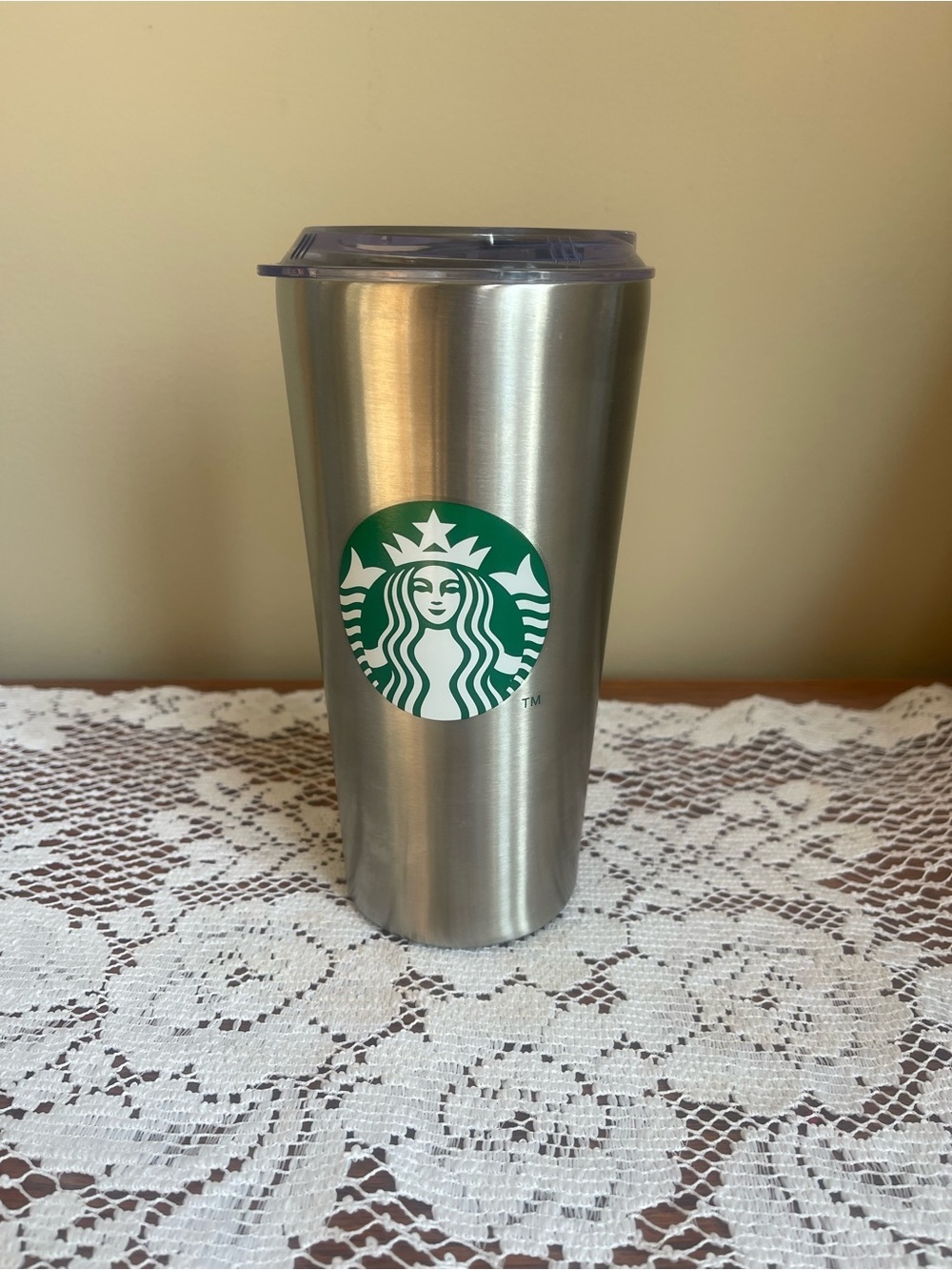 Starbucks Stainless Steel 18 oz Tumbler Travel Mug Reusable Coffee Cup with Lid